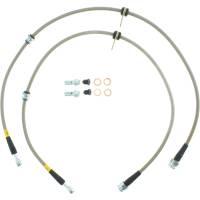 Stoptech - StopTech 08-10 EVO X AWD Stainless Steel Front Brake Lines - 950.46007 - Image 2