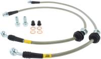 Stoptech - StopTech 08-10 Mitsubishi Lancer Stainless Steel Front Brake Lines - 950.46008 - Image 1