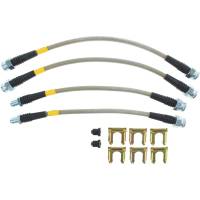 Stoptech - StopTech 90-94 Mitsubishi Eclipse Stainless Steel Rear Brake Lines - 950.46502 - Image 2