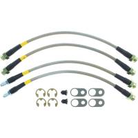 Stoptech - StopTech 08-10 Mitsubishi Lancer Ralliart Stainless Steel Rear Brake Lines - 950.46509 - Image 2