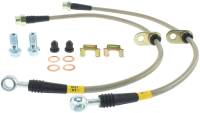 Stoptech - StopTech 02-05 WRX Stainless Steel Front Brake Lines - 950.47001 - Image 1