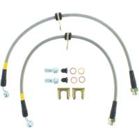 Stoptech - StopTech 04-07 STi & 06-07 WRX Stainless Steel Front Brake Lines - 950.47004 - Image 2