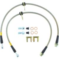 Stoptech - StopTech 08-09 WRX & STi Stainless Steel Front Brake Lines - 950.47006 - Image 2