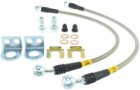 StopTech 06-14 Jeep Grand Cherokee SRT8 Stainless Steel Front Brake Lines - 950.58002
