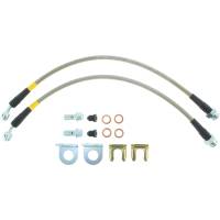 Stoptech - StopTech 06-14 Jeep Grand Cherokee SRT8 Stainless Steel Front Brake Lines - 950.58002 - Image 2