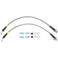 Stoptech - StopTech 94-02 Ford Mustang (Exc Cobra) / 03-04 Mustang Base & GT Stainless Steel Front Brake Lines - 950.61001 - Image 2