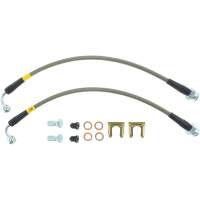 Stoptech - StopTech 06-09 Pontiac Solstice Stainless Steel Front Brake Line Kit - 950.62006 - Image 2
