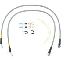 Stoptech - StopTech 02-05 Avalanche / 99-05 Silverado 1500 2WD/4WD Stainless Steel Front Brake Lines - 950.66001 - Image 2