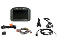 AEM CD-5LG Carbon Logging Flush Digital Dash Display w/ Internal 20Hz GPS & Antenna - 30-5603F