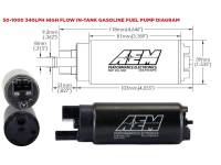AEM - AEM 340LPH In Tank Fuel Pump Kit - 50-1000 - Image 13