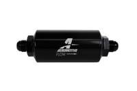 Aeromotive - Aeromotive In-Line Filter - AN-08 size Male - 10 Micron Microglass Element - Bright-Dip Black - 12375 - Image 3
