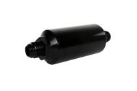 Aeromotive In-Line Filter - (AN -10 Male) 40 Micron Stainless Mesh Element Bright Dip Black Finish - 12388