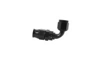 Aeromotive PTFE Hose End - AN-06 - 90 Deg - Black Anodized - 15352