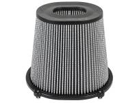 aFe Quantum Pro DRY S Air Filter Inverted Top - 5in Flange x 8in Height - Dry PDS - 21-91132