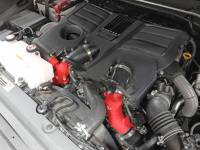 aFe - aFe 2022 Toyota Land Cruiser (J300) V6-3.5L (tt) BladeRunner 2.5in Aluminum Hot Charge Pipe - Red - 46-20558-R - Image 5