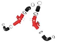 aFe - aFe 2022 Toyota Land Cruiser (J300) V6-3.5L (tt) BladeRunner 2.5in Aluminum Hot Charge Pipe - Red - 46-20558-R - Image 6