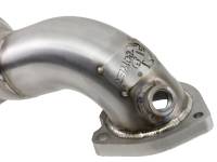 aFe - aFe 09-13 MINI Cooper S (R56) L4 1.6L (t) Twisted Steel Down Pipe 2-1/2in 304 Stainless Steel w/ Cat - 48-36318-1HC - Image 6