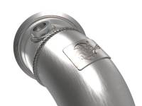 aFe - aFe Power Twisted Steel Down Pipe 3in 304 Stainless Steel w/ Cat 15-18 VW Golf R MKVII L4-2.0L (t) - 48-36411-1YC - Image 4