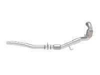 aFe - aFe Power Twisted Steel Down Pipe 3in 304 Stainless Steel w/ Cat 15-18 VW Golf R MKVII L4-2.0L (t) - 48-36411-1YC - Image 6