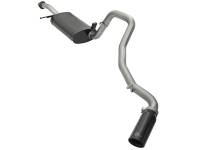 aFe - aFe MACHForce XP 2-1/2in 304 SS Cat Back Exhaust w/ Black Tips 2001-2016 Nissan Patrol (Y61) 4.8L - 49-36121-B - Image 1