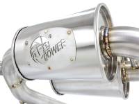 aFe - aFe MACHForce XP 2.5in Axle Back Stainless Exhaust w/ Polished Tips 07-13 BMW 335i 3.0L L6 (E90/92) - 49-36327-P - Image 2