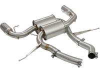 aFe - aFe MACHForce XP 2.5in Axle Back Stainless Exhaust w/ Polished Tips 07-13 BMW 335i 3.0L L6 (E90/92) - 49-36327-P - Image 3