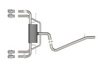 aFe - aFe MACHForce XP 3in-2.5in 304SS Exhaust Cat-Back 15-20 Audi S3 L4-2.0L (t) - Polished Tips - 49-36442-P - Image 5