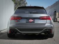 aFe - aFe 20-22 Audi RS6 Avant V8 4L (tt) MACH Force-Xp 3in to 2.5in 304 SS Cat-Back Exhaust w/ Black Tip - 49-36448-B - Image 3