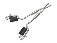 aFe - aFe Gemini XV 2.5in 304 SS Cat-Back Exhaust w/Cut-Out 18-22 Kia Stinger V6 3.3L - 49-37025 - Image 1