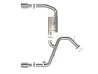 aFe - aFe Takeda 22-23 Hyundai Elantra N L4-2.0L (t) 3in 304 SS Axle-Back Exhaust w/ Polished Tips - 49-37027-P - Image 5