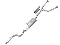 aFe - aFe 2022 Toyota Tundra V6-3.5L (tt) Apollo GT Series Hi-Tuck 2.5in to 3in 409 SS Cat-Back Exhaust - 49-46062 - Image 1