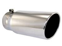 aFe MACHForce XP Exhausts Tips SS-304 EXH Tip 4x5x12L Direct Bolt-On (pol) - 49-90002