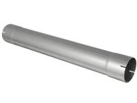 aFe - aFe MACHForce XP Exhausts Muffler Delete Aluminized 4 ID In/Out 8 Dia - 49-91003 - Image 3