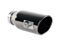 aFe - aFe MACHForce XP Exhausts Tips SS-304 EXH Tip 4In x 6Out x 15L Bolt-On (blk chrome) - 49-92018-BC - Image 2