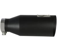aFe - aFe MACHForce XP Exhausts Tips SS-304 EXH Tip 4In x 7Out x 18L Bolt-On (blk) - 49-92023-B - Image 2