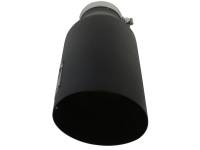 aFe - aFe MACHForce XP Exhausts Tips SS-304 EXH Tip 4In x 7Out x 18L Bolt-On (blk) - 49-92023-B - Image 4