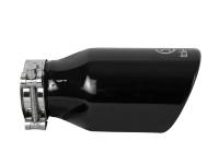 aFe - aFe Takeda 304 Stainless Steel Clamp-On Exhaust Tip 2.5in.Inlet / 4in Outlet - Black - 49T25404-B08 - Image 3