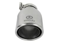 aFe - aFe Takeda 304 Stainless Steel Clamp-On Exhaust Tip 2.5in. Inlet / 4in. Outlet / 8in. L - Polished - 49T25404-P08 - Image 4