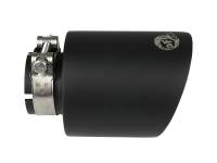 aFe - aFe Takeda 304 SS Clamp-On Exhaust Tip 2.5in. Inlet / 4.5in. Outlet / 7in. L - Black - 49T25454-B072 - Image 3