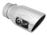 aFe - aFe MACH Force-Xp 3in Inlet x 4-1/2in Outlet x 9in Length 304 Stainless Steel Exhaust Tip - 49T30451-P09 - Image 1