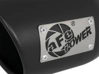 aFe - aFe MACH Force-Xp 409 SS Exhaust Tip Black (Left Side) 3in In x 4-1/2in Out x 9in L Clamp-On - 49T30452-B09 - Image 5