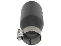 aFe - aFe MACH Force-Xp 3in 304 SS Metallic Black Exhaust Tip 3in In x 4-1/2in Out x 9in L Bolt-On Left - 49T30452-B091 - Image 5