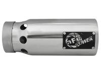 aFe - aFe SATURN 4S 4in SS Intercooled Exhaust Tip - Polished 4in In x 5in Out x 12in L Bolt-On - 49T40501-P122 - Image 2