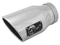aFe - aFe Diesel Exhaust Tip Bolt On Black 5in Inlet x 7in Outlet x 12in - Right - 49T50702-P12 - Image 1