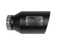 aFe - aFe Power Universal 5in Inlet 8in Outet MACH Force-XP Clamp-On Exhaust Tip - Black - 49T50801-B15 - Image 2