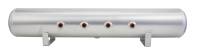Air Lift - Air Lift 5 Gal Alum Air Tank - (4) 3/8in Face Ports & 1/4in Drain Port - 36in L X 6in D - 11956 - Image 2