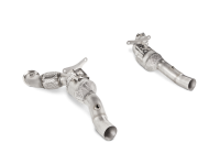 Akrapovic 16-17 Ferrari 488 GTB/488 Spyder Link Pipe Set w/ Cat (SS) - L-FE/SS/1