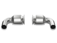 Akrapovic 10-13 Porsche 911 Turbo/Turbo S (997) Link Pipe Set w/ Cat (Titanium) - L-PO997TFLS-100