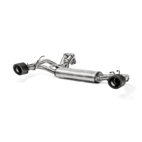 Akrapovic 12-18 Fiat Abarth 595/595C/Pista Slip-On Line (SS) (Req. Tips) - Not for US Spec Vehicle - M-FI/SS/1H/1