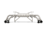 Akrapovic 16-16 Lamborghini Huracan LP 580-2 Coupe/Spyder Slip-On Line (Titanium) w/ Carbon Tips - MTP-LA/TI/2